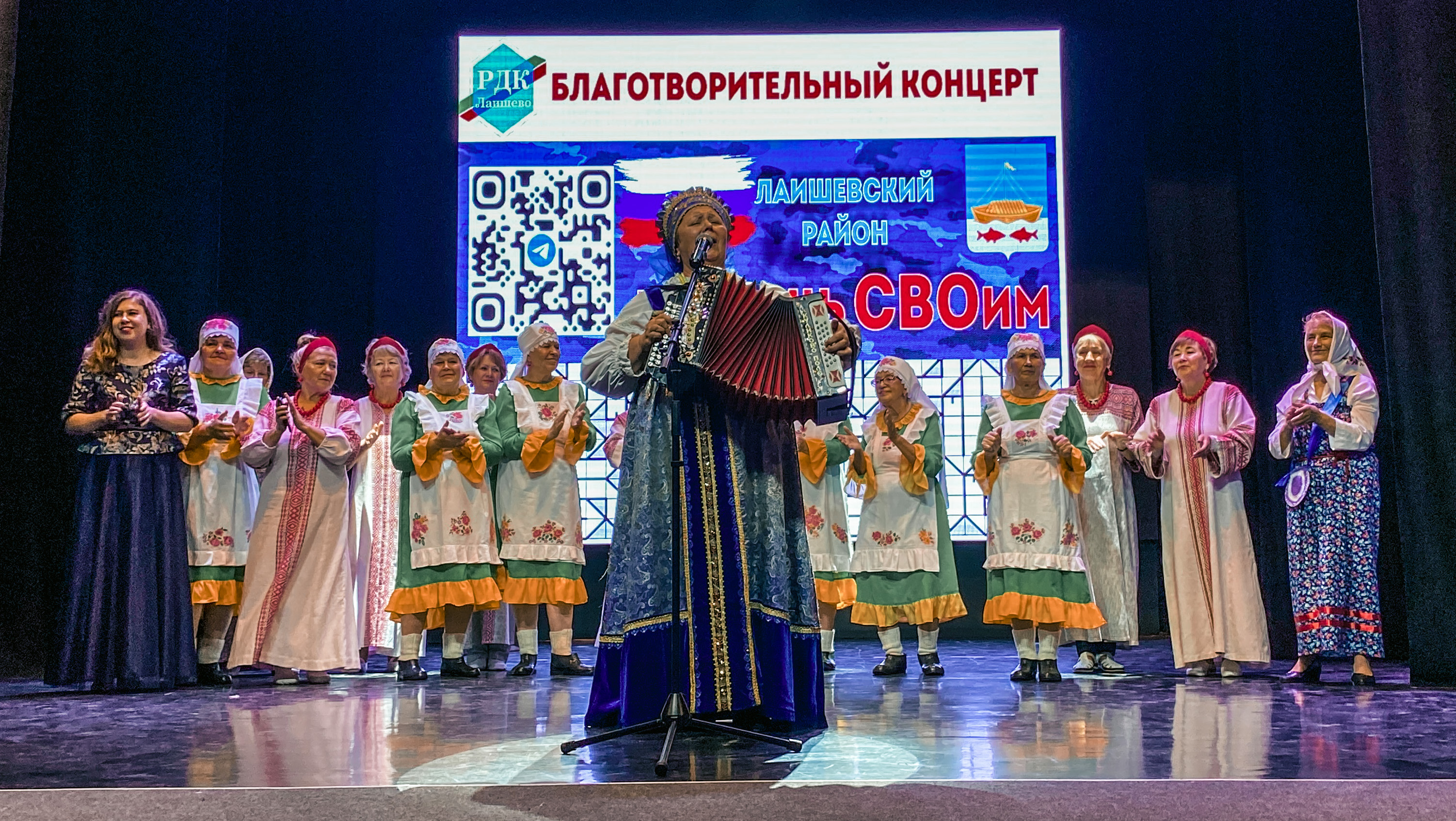 В Лаишеве прошел благотворительный концерт заслуженного работника Татарстана Валентины Клюшиной